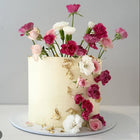 Buttercream Cake with Fresh Florals - Maple Bloom