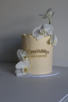 Buttercream Cake with Fresh Florals - Maple Bloom