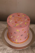 Buttercream floral cake