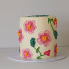 Hand Painted Floral Cakes - Maple Bloom